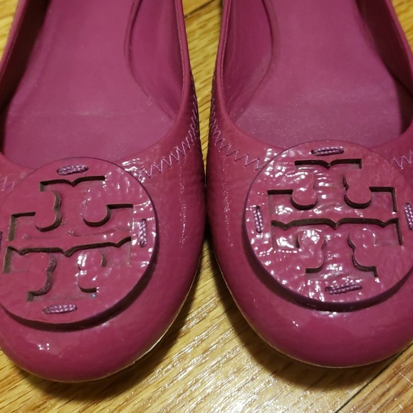 Magenta Tory Burch Flats - Size 8 - Picture 2 of 4